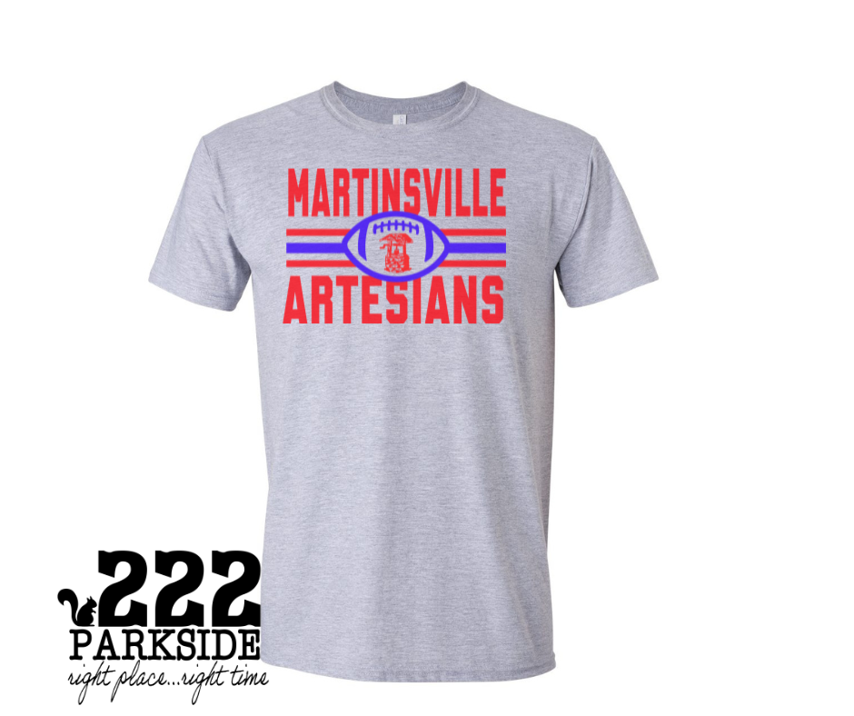 Artesian Football Graphic tee- Available to Vintage and non- Kids