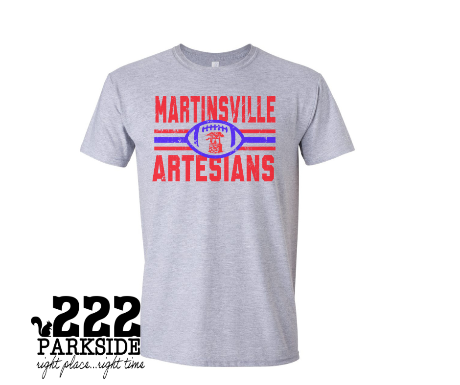 Artesian Football Graphic tee- Available to Vintage and non- Kids