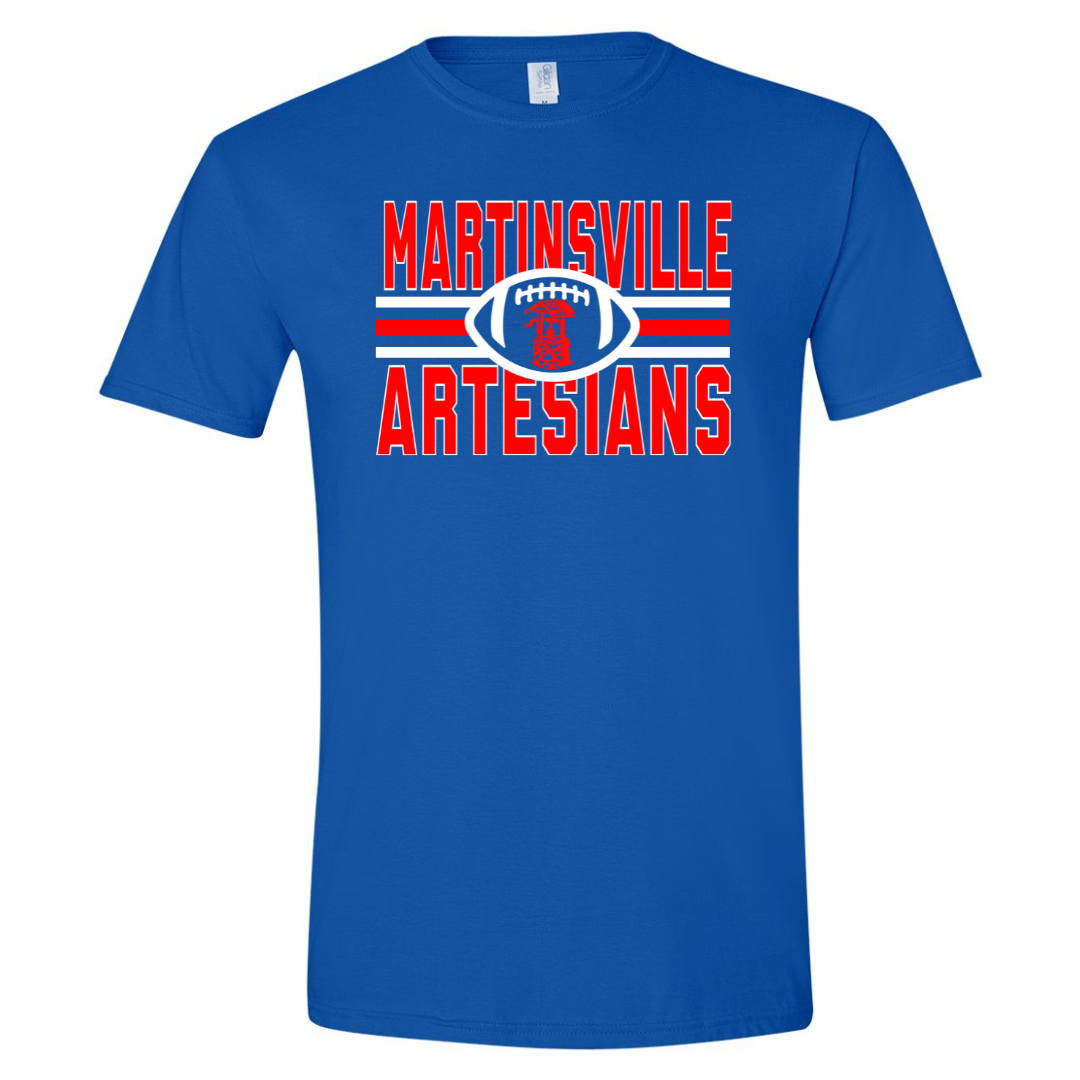 Martinsville Football Graphic Tee- Vintage and non- vintage available- Unisex