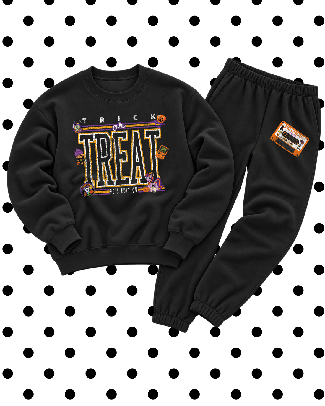 90s Halloween Trick or Treat Unisex Set